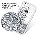 Caka 6S Plus Case, 8 Plus Glitter Case Girly Flowing Liquid Bling Glitter Sparkle Soft TPU Case for 6 Plus 6S Plus 7 Plus 8 Plus (5.5 inch) (Silver)