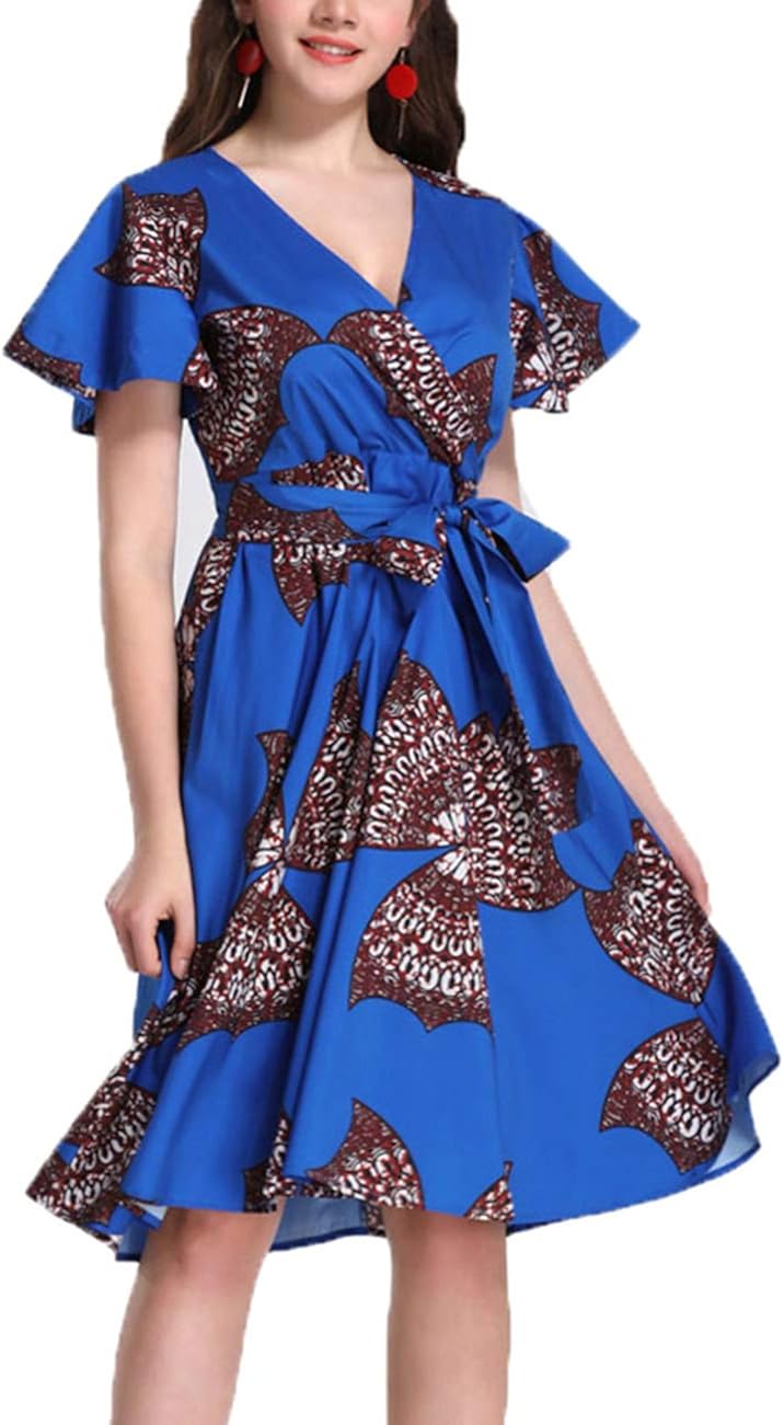 african swing dress