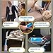 Brush for Pet Hair and Lint Remover with Self-Cleaning Base - Cat Hair and Dog Hair Removal Brush for Clothes, Furniture and Carpet-No Sticky Rollers,Fur Remover & Cleaner for Pets