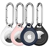 R-fun Airtag Holder,4 Pack Apple Airtags with Metal