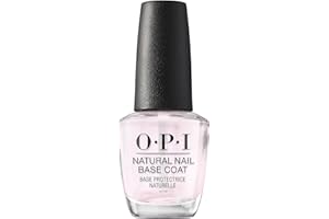 OPI Nail Lacquer Base Coat | Clear Nail Polish Base Coat |Chip Resistant, Protects Nails, Prevents Discoloration