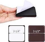 Ezprotekt 2.5 inch Furniture Sliders for Carpet 16 pcs Brown Self-Adhesive view 2