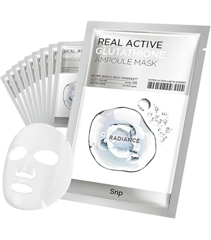 hyaluronic acid glutathione essence face mask Amazon.com : Eaoron Hyalu Acid Glutathione Mask 25mlx 5pcs : Beauty &  Personal Care