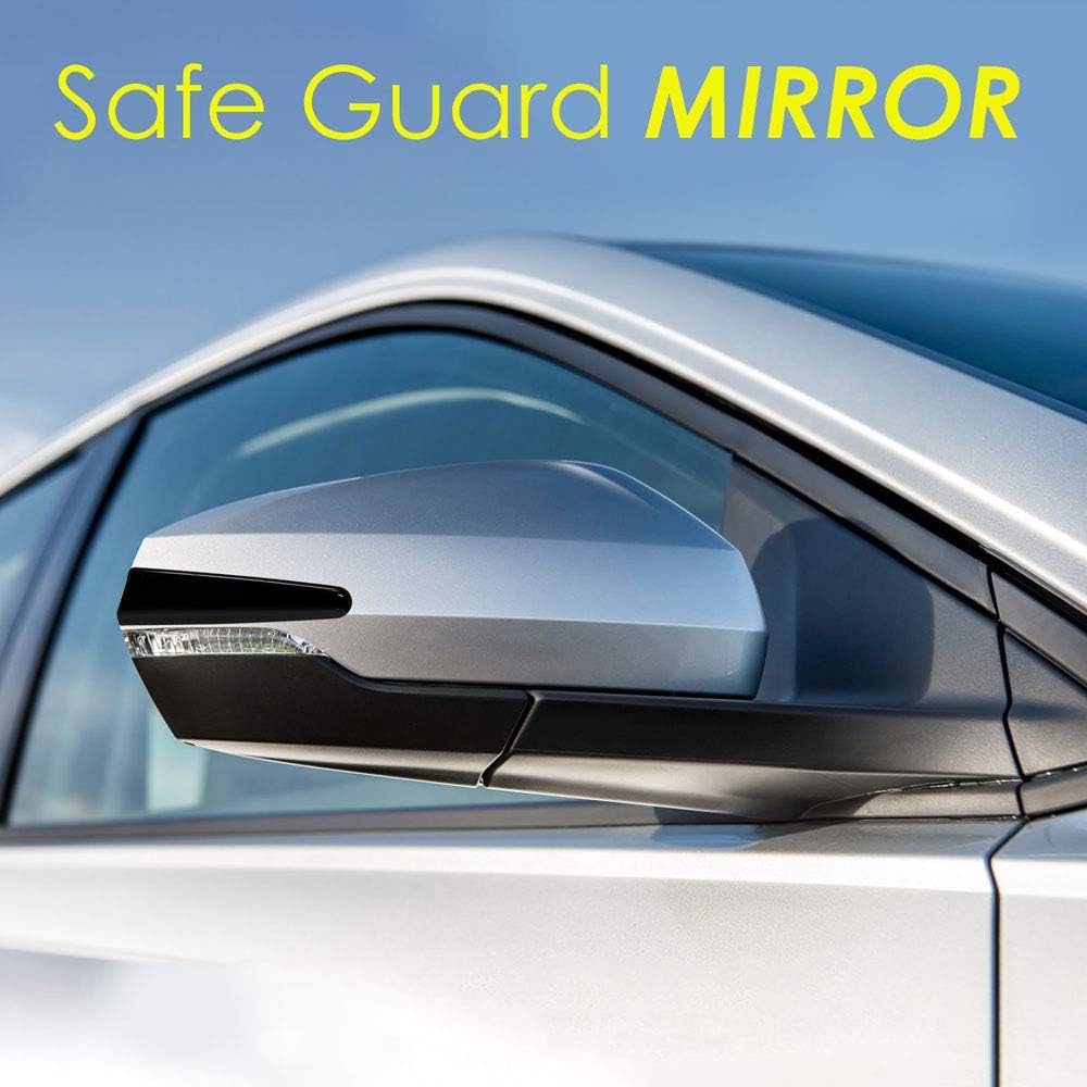 Quattroerre Protective Adhesive Mirror Safe Profiles for Cars Chrome, Set of 2 - Image 3