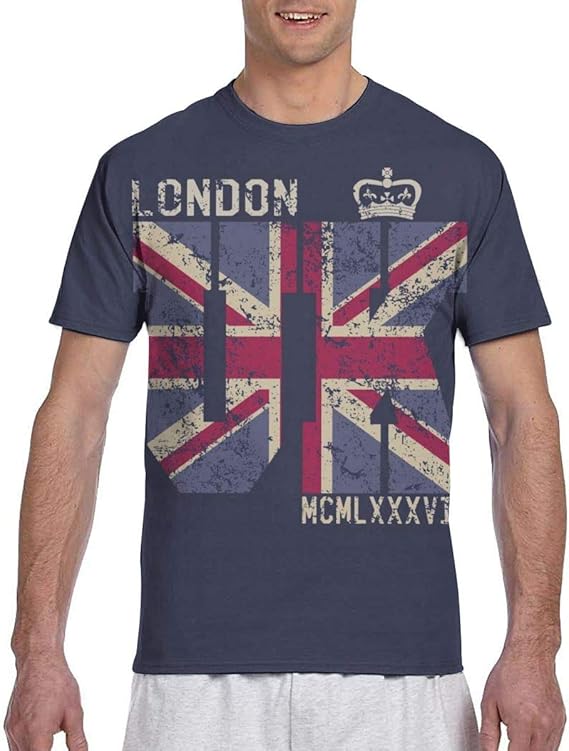 Amazon Co Jp イギリスロンドン Tシャツメンズ 半袖プリント 夏 カジュアルファッション 人気 クルーネック ゆったりとしたスポーツの快適性 ユニセックス Clothing Accessories
