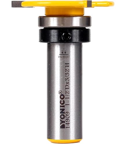 Yonico Top Bearing Slot Cutter Router Bit 1/16-Inch 1/2-Inch Shank