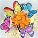 GEORLD Set of 100 Butterfly Cake & Cupcake Toppers Food Decoration 4 Colour