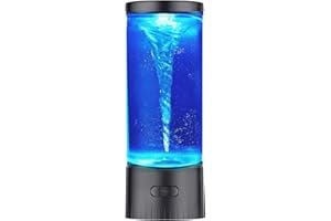 Tornado Twister Hurricane Light- Novelty Nature Decor Gift for Boys Girls, Men, Women Mini Water Vortex Maker Mood Night Lava