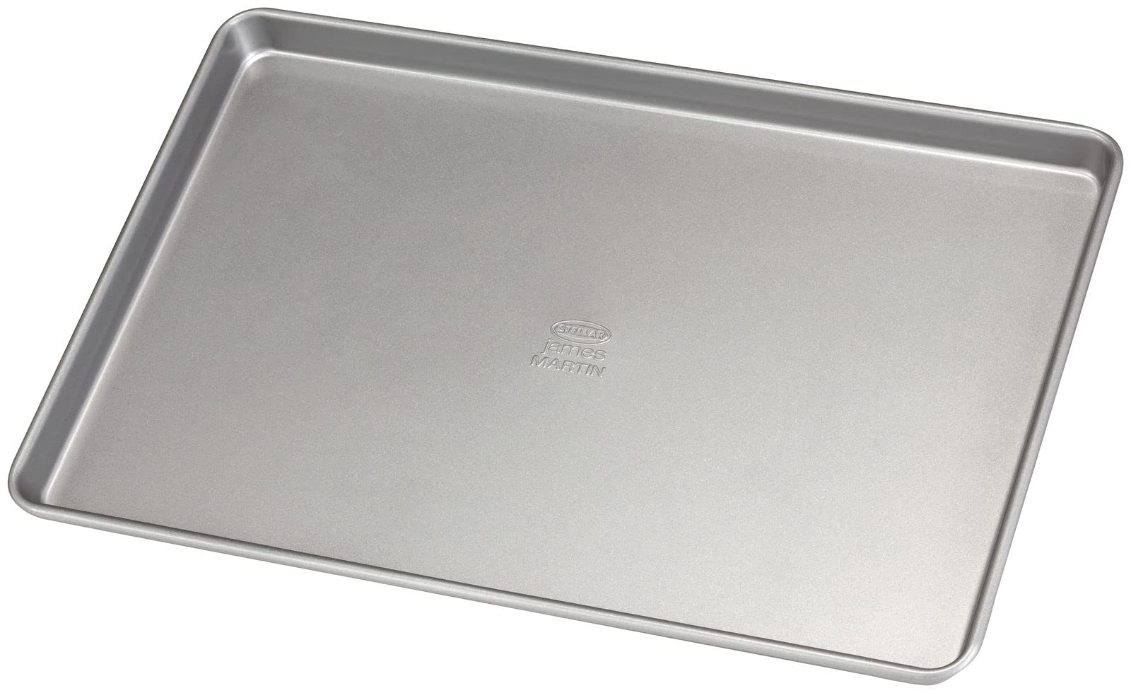 Stellar James Martin Non-Stick Baking Tray, High Grade Steel, Dishwasher Safe, 38cm x 25cm x 2cm