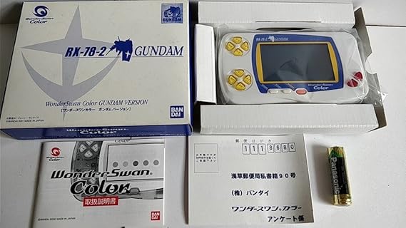Amazon Co Jp ワンダースワンカラー本体 ガンダムバージョン Rx 78 2 Gundam 限定 Wonderswan Color System Gundam Version Rx 78 2 Gundam Limited おもちゃ