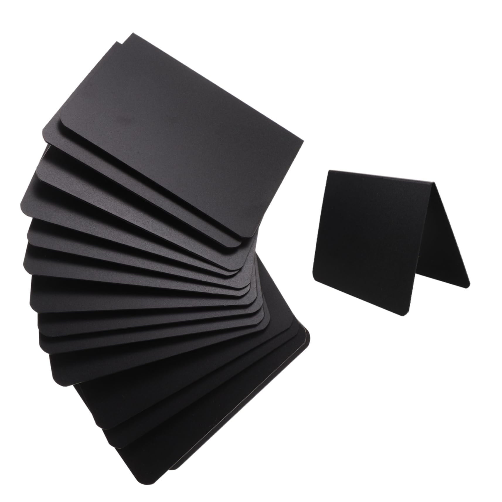 Ciieeo 12pcs Mini Chalkboards Decorative Price Boards Double-Sided Erasable Message Tags for Restaurant Display Blackboards for Table Decor and Menu Writing