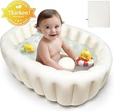 Glenmore Inflatable Baby Bath Tub Foldable Travel Tub 0-12 Months view 7