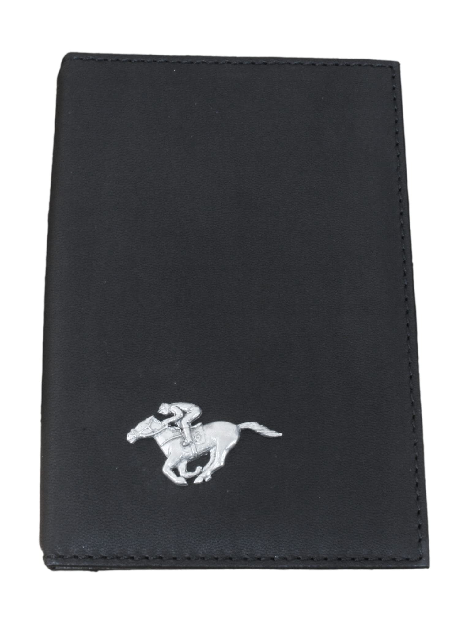 Horse Racing Black Leather Shotgun/Firearms Licence Certificate Holder Personalisation Option 187