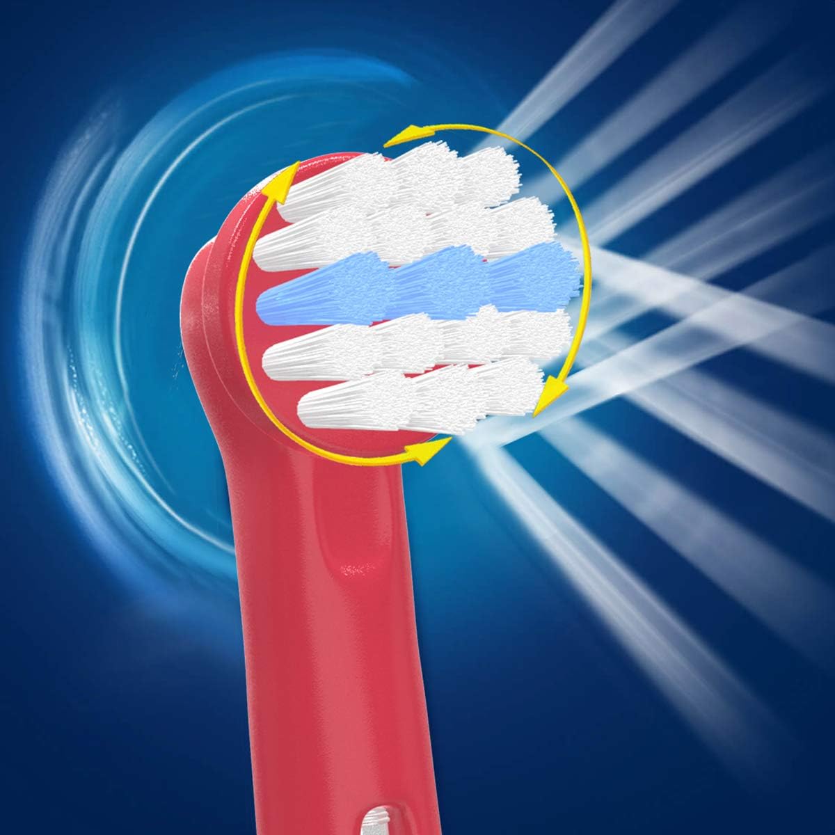 YanBan 16pcs Kid's Toothbrush Head Compatible with Oral B Children Replacement Brush Heads for Braun Electric Rechargeable Toothbrush Sensitive Clean - Image 4