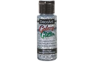 DecoArt Deco Art Galaxy Glitter, 59ml, Silver