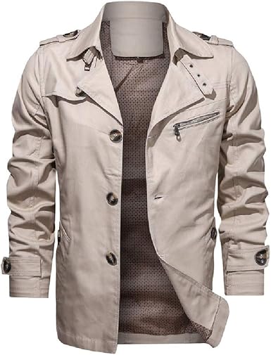 casaco masculino trench coat