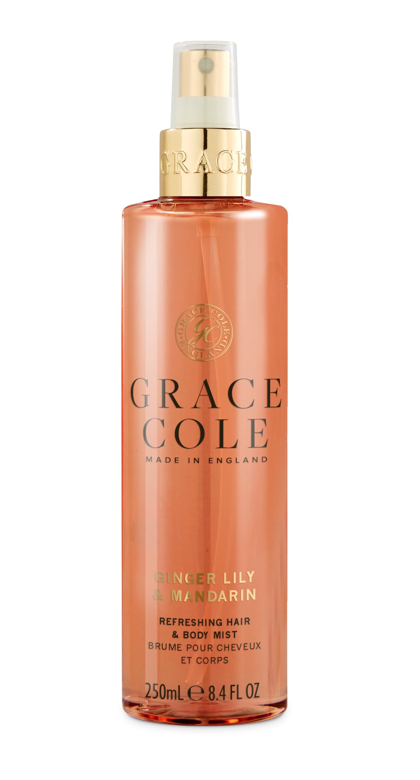 Grace Cole Body Spray 250ml - Ginger Lily & Mandarin Fragrance - Womens Hair & Body Mist - Refreshing, Moisturising Spray With Essential Oils - Vegan - Made In England โ image 1