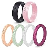 Rinfit Silicone Wedding Rings for Women