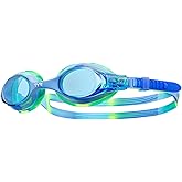 TYR Kids' Swimple Goggles - Colorful Swim Goggles for Beginners | Comfy Youth Unibody Fit | Advanced Anti-Fog UV Eye Protection | Safe No-Leak Silicone Gaskets | Quick-Adjust Release Button