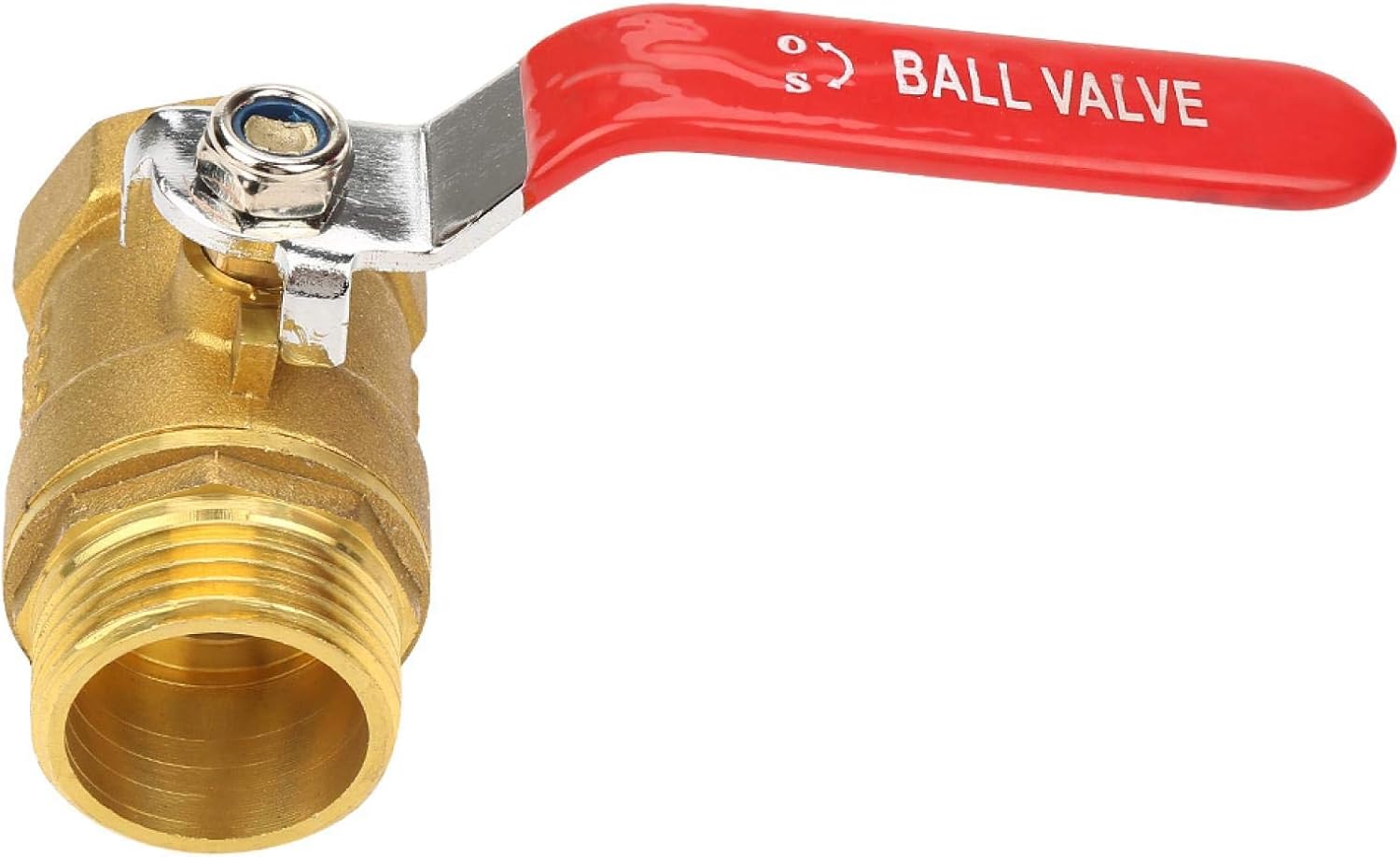 Ball Valve Shut Off Switch, Industrial 1"BSP DN25 Brass Shut Off Valve