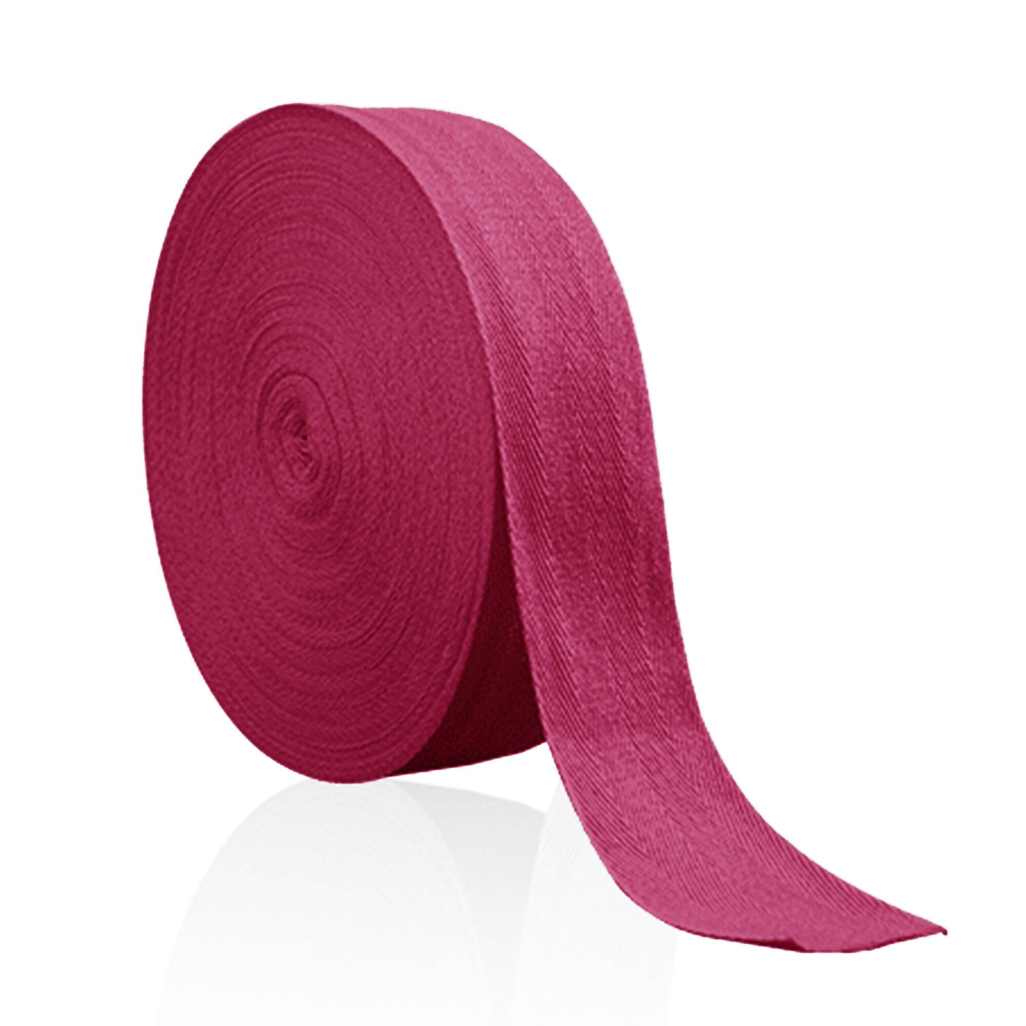 Cotton Tape 25mm 45m Bunting Tape Natural White/Black/White Herringbone Roll Tape for Sewing Dressmaking Craft Apron 17 Options to Choose from (Purple)