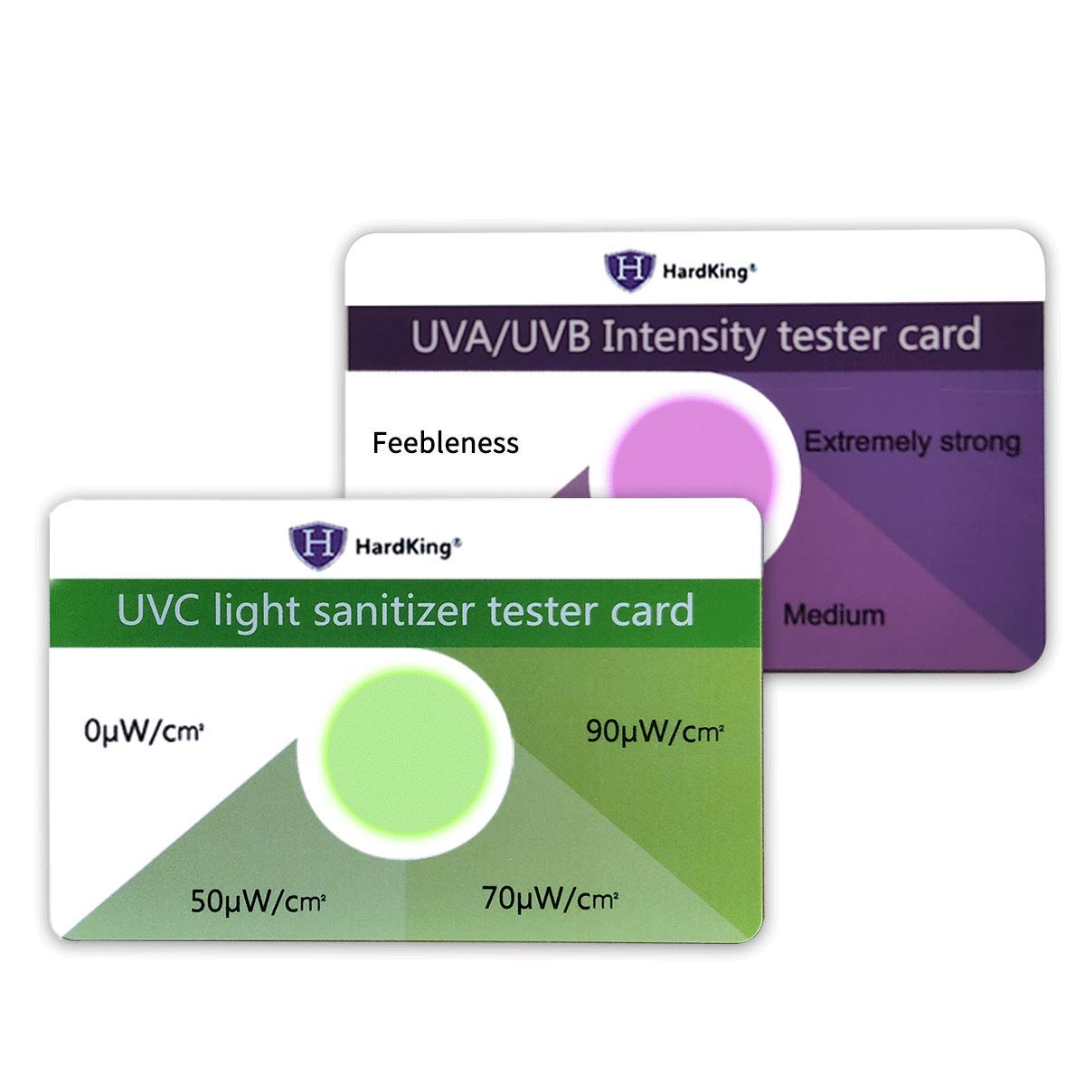 All UV-Test Functions UVA/UVB/UVC Test Card, Light Wavelength Indicator and Intensity Testing,Reusable Card,Easy Measures & Quickly to Detect Device with Light (Card Size 1)
