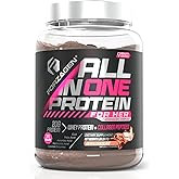 Forzagen All in One Protein for Her | Women’s Protein Powder with Multi Collagen Peptides | Hydrolyzed Collagen Supplement, Gut Health, Great for Pre & Post Workout | Dutch Chocolate, 30+ Servings