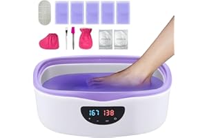 KmaxShip Paraffin Wax Machine for Hand and Feet - Large Capacity 5000ml Paraffin Wax Bath Warmer with 3.85 lb Refills, Moistu