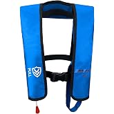 VOGUCCLO | Manual Inflatable Life Jacket for Adults| Supports up to 330 lbs | Inflatable PFD Jackets for Adults|Kayak Life Vest | PFD Low Profile for Fishing Sailing | Jet Skiing