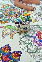 The Coloring Table – Mandala Design – Rectangle