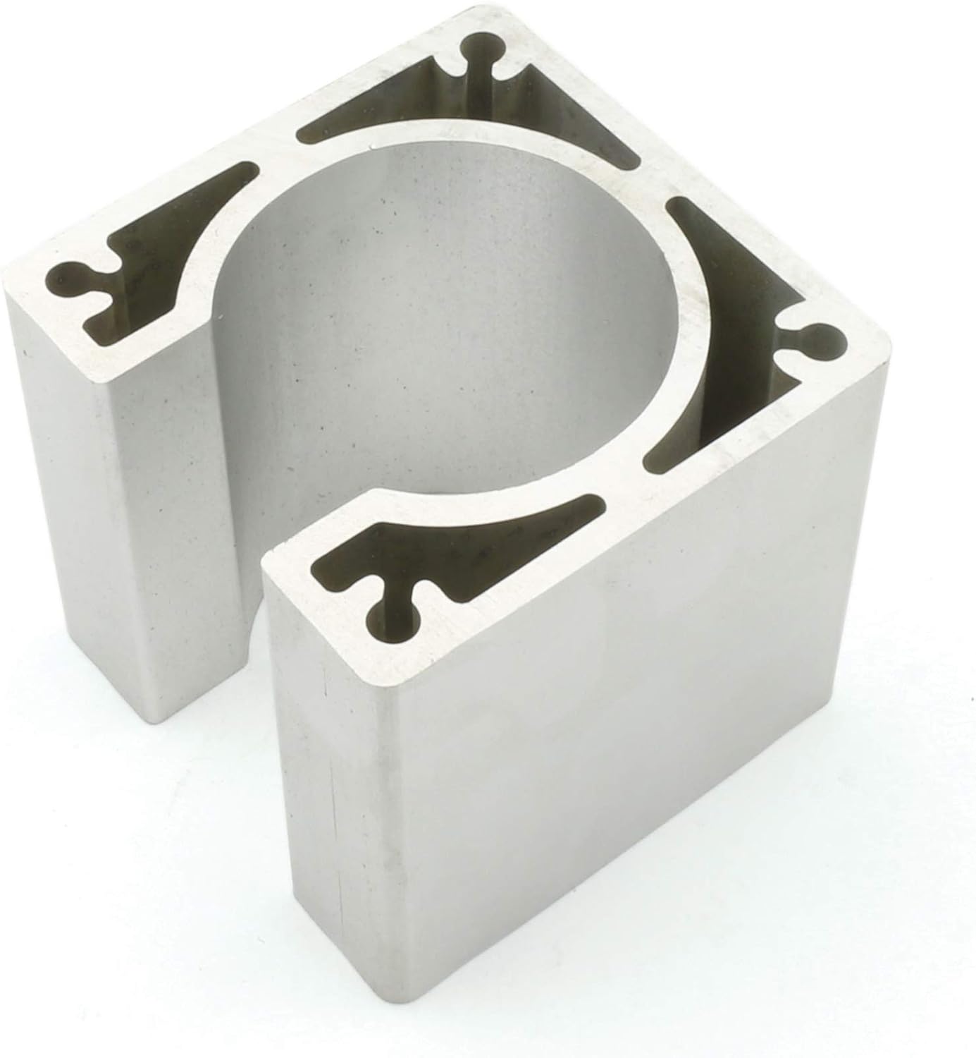 Aluminum 86mm Nema34 Stepper Motor Mounting Bracket Clamp Base support stepping motor mount for CNC Router Engraving Milling Machine (86x86x80mm) - - 