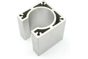 CNCTOPBAOS Nema34 Stepper Motor Mounting Bracket,Aluminum Mount Clamp Base Support,86 Stepping Motor Fixed Seat for CNC Router Engraving Milling Machine (86x86x80mm)
