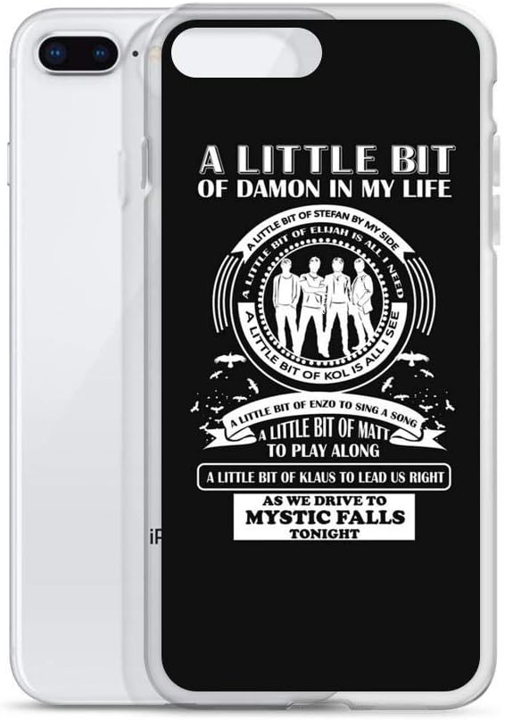 Amazon Com Horseshoe S Compatible With Iphone 7 Plus 8 Plus Case Vampire Diaries Salvatore Brothers Supernatural Drama Pure Clear Phone Cases Cover