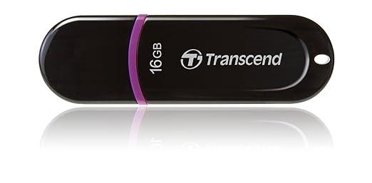 Transcend TS16GJF300E JetFlash 300 Hi-Speed 16GB USB-Stick USB 2.0 (Amazon Frustfreie Verpackung)