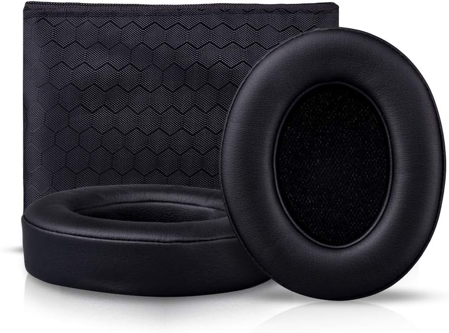 Replacement Ear Pads for Beats Studio 2.0 Wireless Wired and Studio 3.0 Over Ear Headphones by Dr. DRE (Black)
