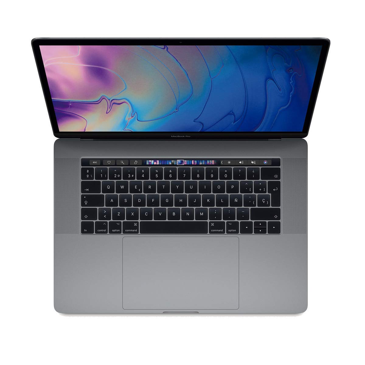 2018 Apple MacBook Pro with 2.2GHz Intel Core i7 (15-inch, 16GB RAM, 256GB SSD) (QWERTY English) Space Grey (Renewed)