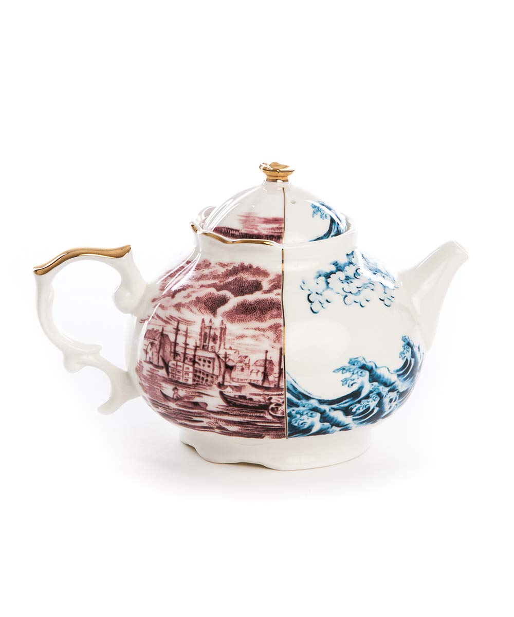 Hybrid-Smeraldine Porcelain Teapot Diameter 15 cm Height 13 cm
