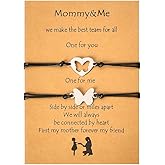 yaozeio Mommy and Me Bracelet for Mother Daughter christmas Birthday Gifts for Women 2 Pcs Matching Butterfly Bracelets for Mom Mama Gift from Daughter First My Mother Forever My Friend Bracelet