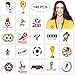 World Temporary Tattoos - Soccer Game Fan Party Supplies Favors Decorations