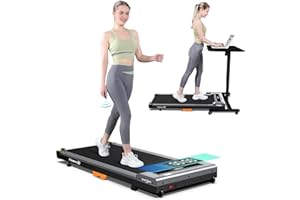 XVGVSV Walking Pad Treadmill, Under Desk Treadmill for Home and Office, Portable Treadmill with LED Display Remote Control, 2.5 HP Electric Treadmills 300 lbs Capacity