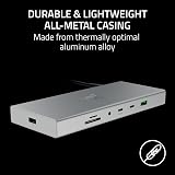 Razer USB 4 Dock Mercury 14-Port High-Speed Hub Dual Display 100W Charging view 6
