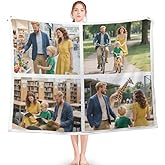 Custom Blankets with Photo, Personalized Blanket Using My Own Photo, Customized Blankets with Picture, Personalized Gifts for Women Men Baby Child, Customized gifts30x40 inches