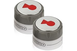 ArrogantF 𝙐𝙥𝙜𝙧𝙖𝙙𝙚𝙙 91538 Lighted Control Knobs Replacements for Weber Summit Grill Knobs 400/600 Grills E-470, E-670, S-460, S-470, S-660, S-670,for Weber Grill Replacement Parts