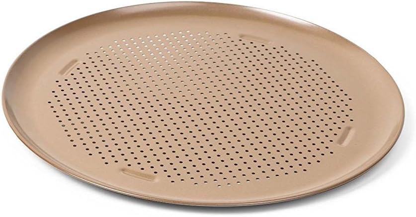 Calphalon 16-Inch Nonstick Pizza Pan, Toffee, 1893302: Kitchen & Dining