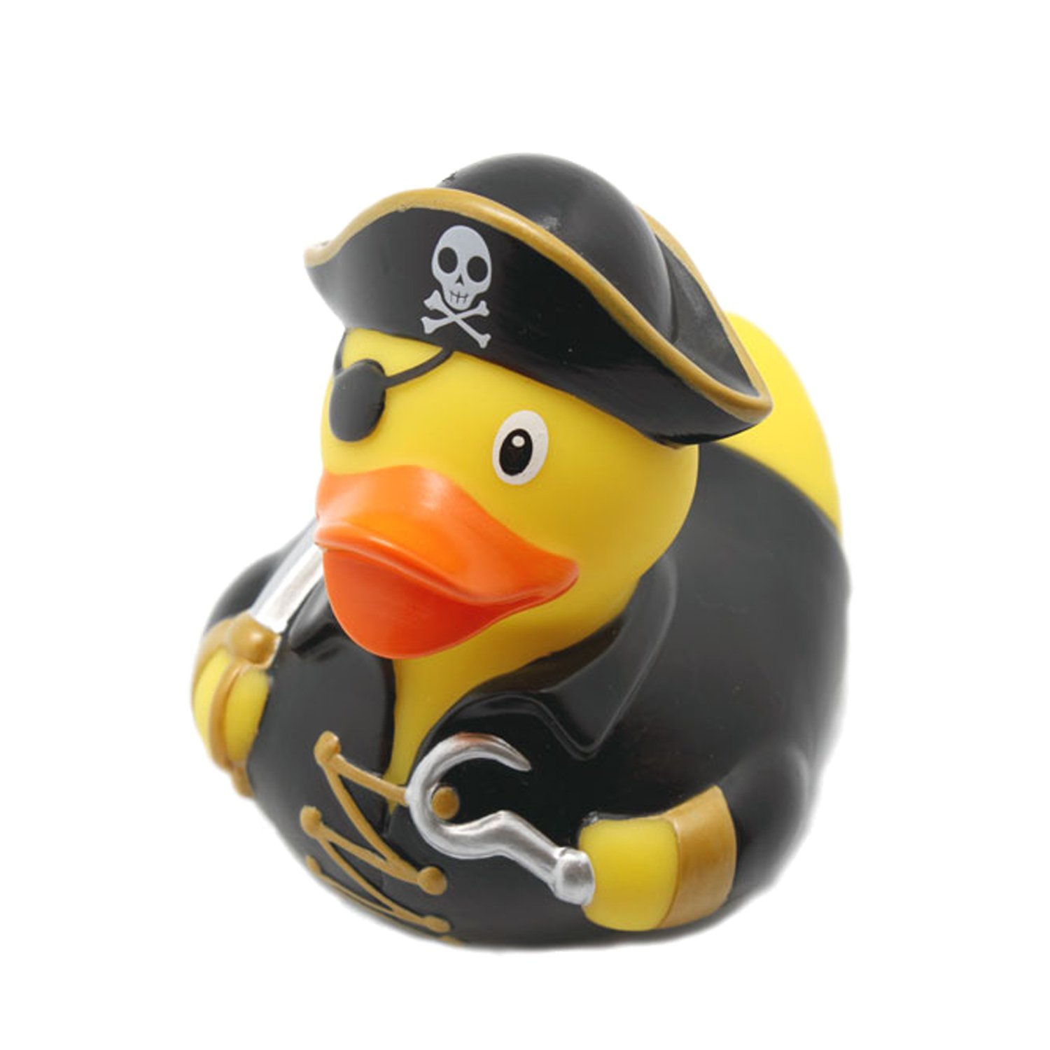Lilalu 8 x 8 cm 50 g 1835 Collector and Baby Pirate Rubber Duck Bath Toy