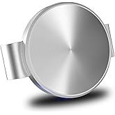 Phone Clamp for Magnetic Car Phone Holder, Aviation Aluminum Silver - No Magnetic Case & Rings Needed, Enhanced Suction & Magnetic, Compatible with All Magnetic Mount