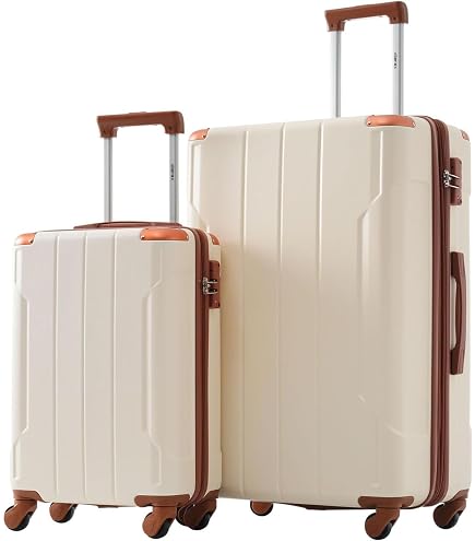 Amazon.com: Merax 2 Piece Hardshell Luggage Set, 20”+28