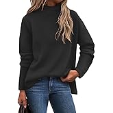 TIYOMI Plus Size Sweater Tops for Women Turtleneck Warm Pullover XL-5XL