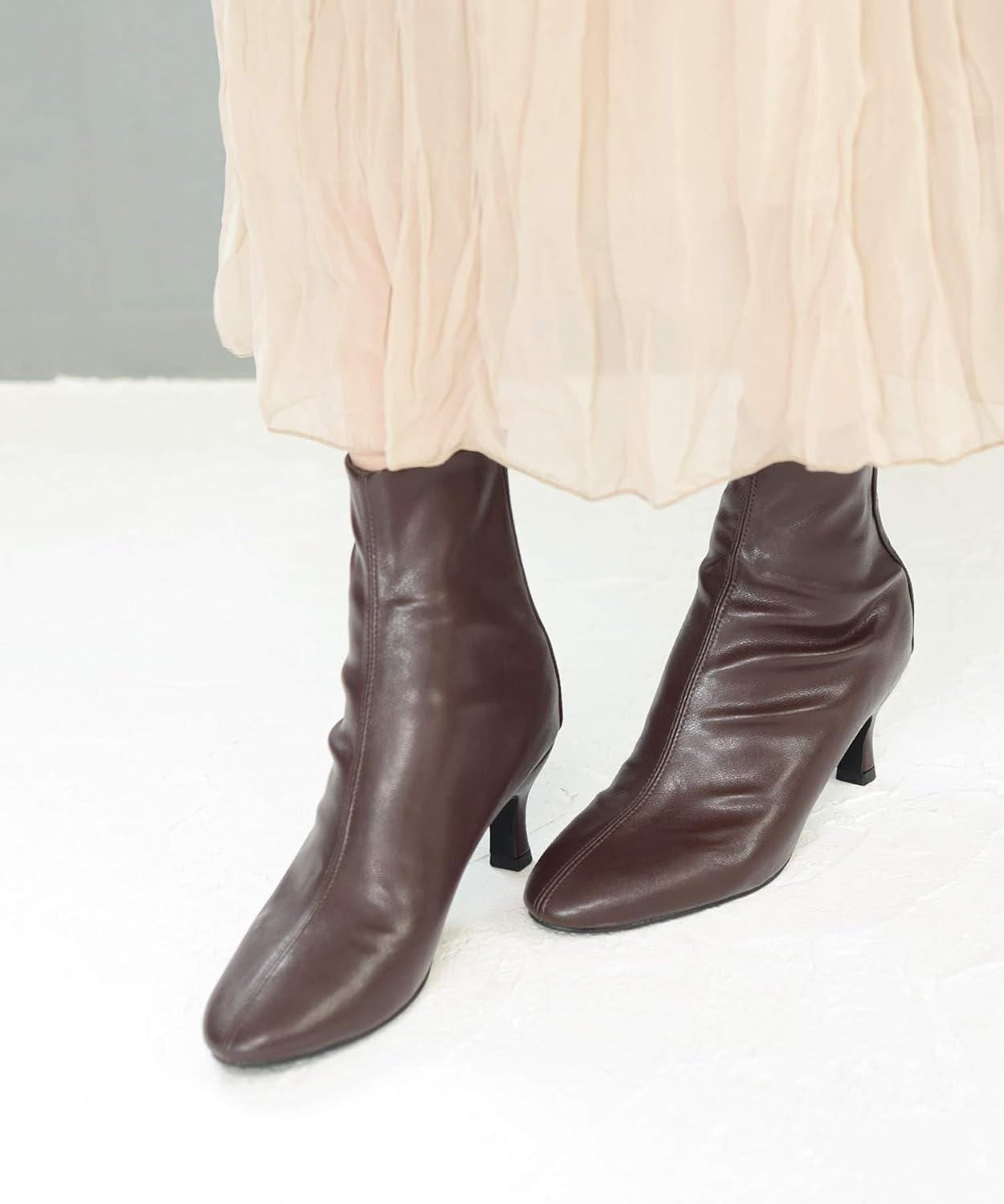 Amazon セスト かかとゴム ストレッチフィット バックファスナー ショートブーツ レディース Dwb400 Sesto セスト ブーツ ブーティ