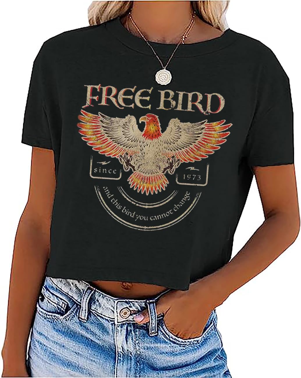 Photo 1 of Country Concert Crop T Shirt Women Vintage Graphic Western Cowgirl Tee Casual Short Sleeve Rodeo Cowboy Crop Tops (S, Black1)